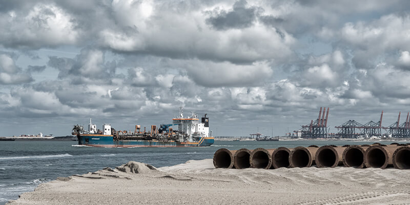 Getting sand