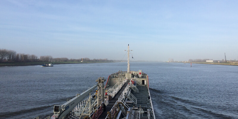 Leaving Rotterdam