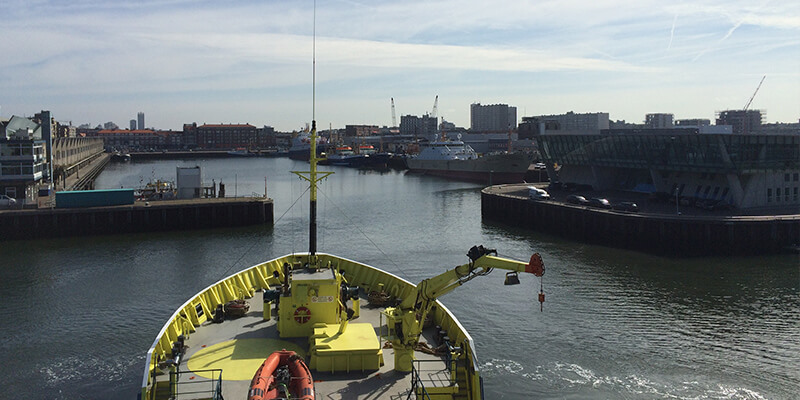 Entering Scheveningen