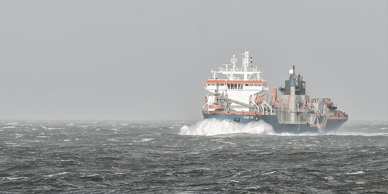 Delivering sand